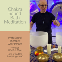 Monday Evening  Focus & Balance Sound Meditation With Sound Therapist Gary Posner - Jan 15