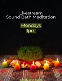 LiveStream Sound bath Meditation - Land of Buddha