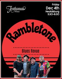 Rambletone blues revue live at Futhermore Wines in Healdsburg!
