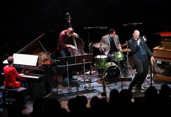 With Darmon Meader in Helsinki, Finland.
