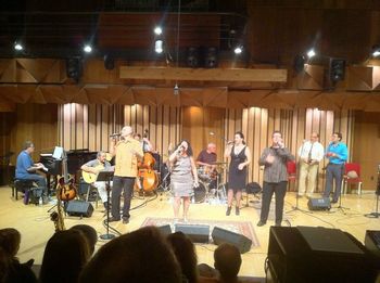 With the amazing New York Voices at Bowling Green State University
