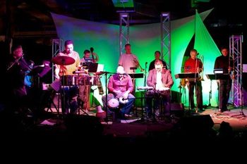 With Los Gringos Salsa Band in Toledo OH
