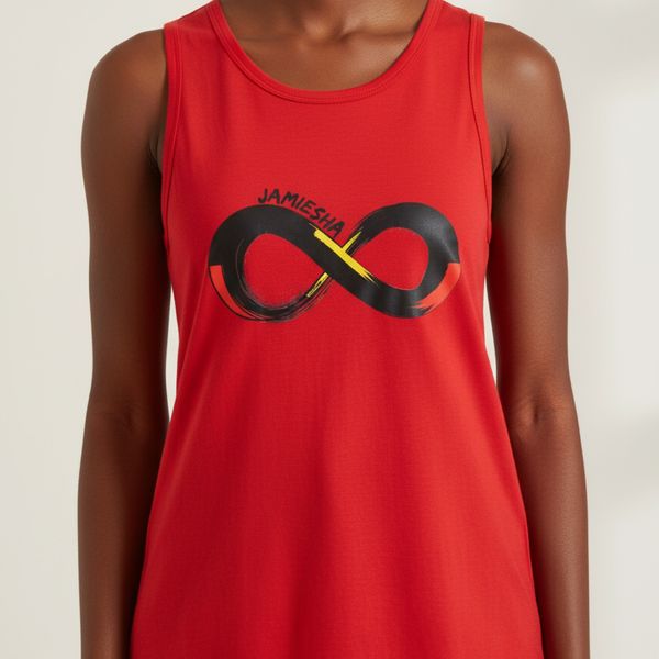 Jamiesha Red Women's Singlet
