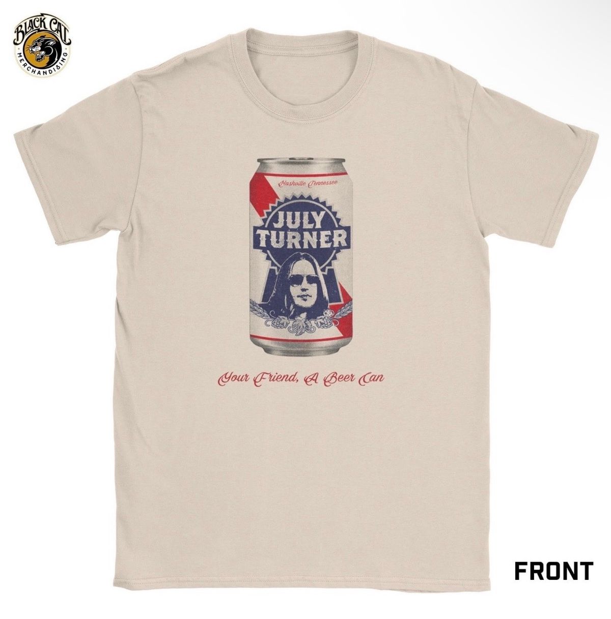July Turner "Beer Can" T-Shirt