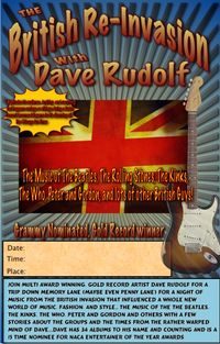 Dave Rudolf  British Invasion Concert