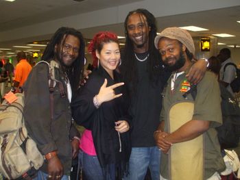In the Miami airport after doing a gig with
Kymani and Tessanne Chin
She was already a Great artist before she won The Voice
