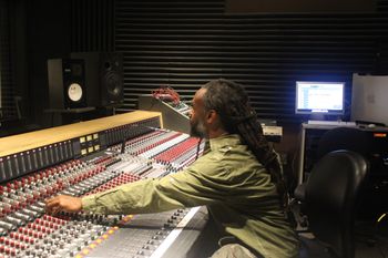 Mixing a tune at NEIA
