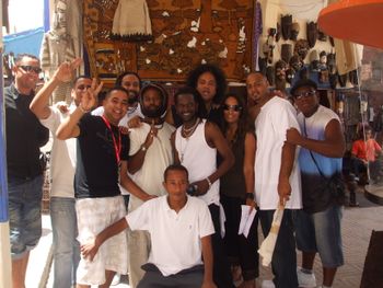Kymani Marley and Top Shottas band w fans in Morocco
