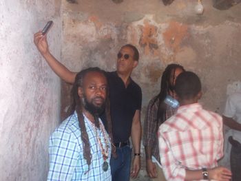 Big Up Stanley Clarke.
In Goree Island, Senegal
In one of the Slave Chambers
