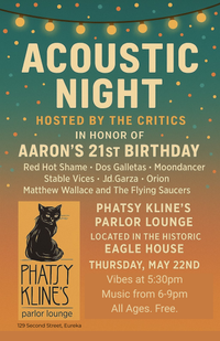 The Critics Host Acoustic Night to Celebrate Aaron's 21st Birthday