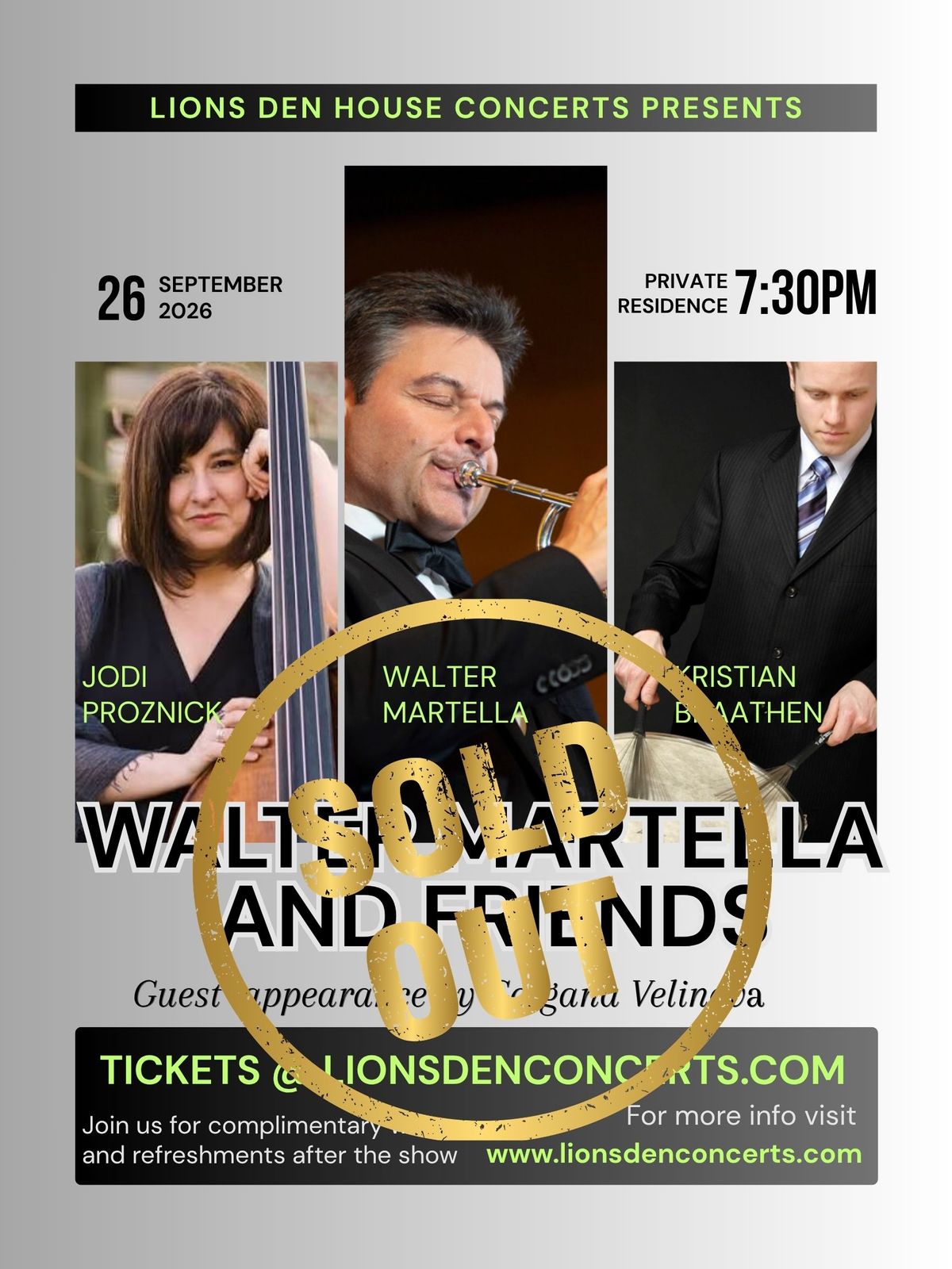 Reserved Seating $50