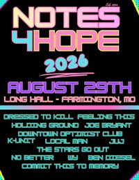 Commit This To Memory at Notes4Hope music festival