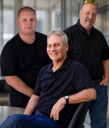 Our Tech Team: From Left to Right, Justin Riley, Mark Midkiff and Al Mastrangelo
