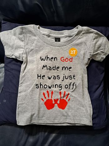 Our BEST selling Child's T-Shirt. Grandmother just has to have one for her baby... :)
