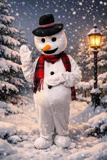 Our Frosty shows up at all of our Christmas Shows
