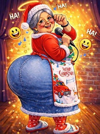 Granny No-Mo is a Character and you never know when she's going to show up...
