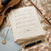 add printed + autographed sheet music (no frame)
