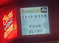 Your Alibi @ Roseau American Legion