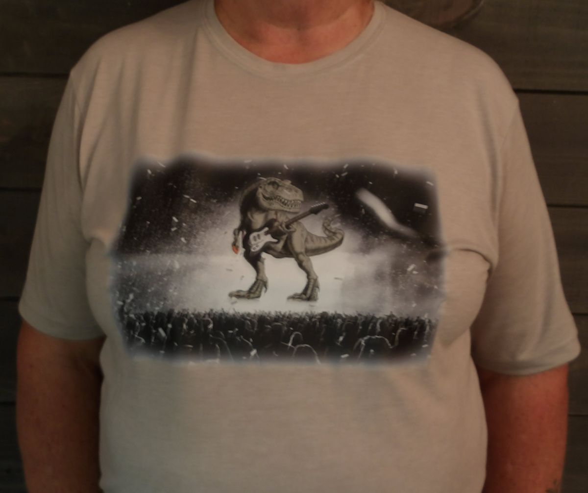 "T-Rex On Stage" Tee Shirt