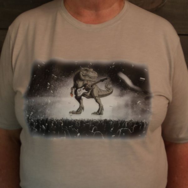 "T-Rex On Stage" Tee Shirt