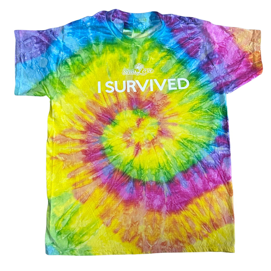 "I Survived" Tye Dye Tee