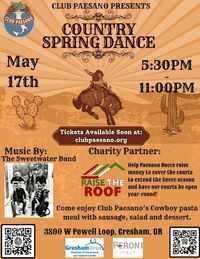 Club Paisano Country Dance Night with The Sweetwater Band live on stage!