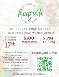 Columbia Pacific Food Bank's "Farm to Table" Dinner Event
