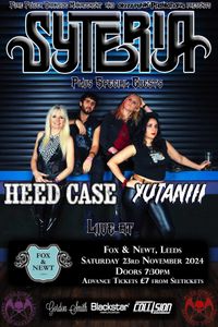 Syteria/HEED CASE/Yutaniii live at The Fox & Newt