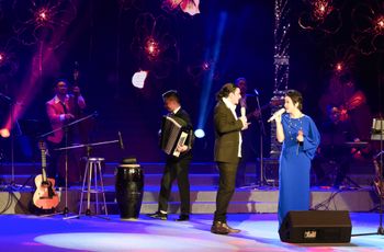 Kenjah David en duo avec My Linh Opera de Hanoi
