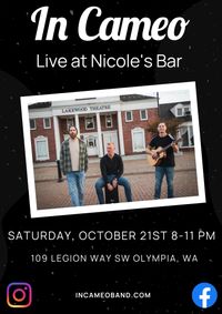 In Cameo Live at Nicole's Bar