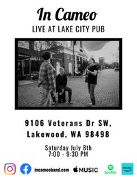 In Cameo Live at Lake City Pub