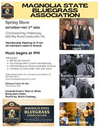 Franklin County Line at the Magnolia State Bluegrass Association