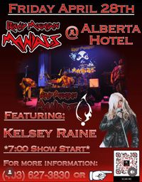 Rocky Mountain Maniacs @ Alberta Hotel Featuring Kelsey Raine
