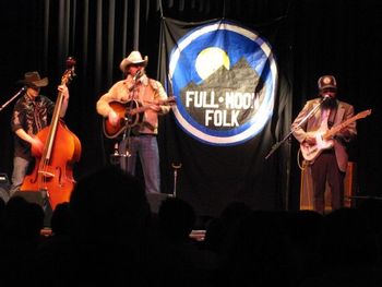 Tearin' it up for a full house at the Full Moon
