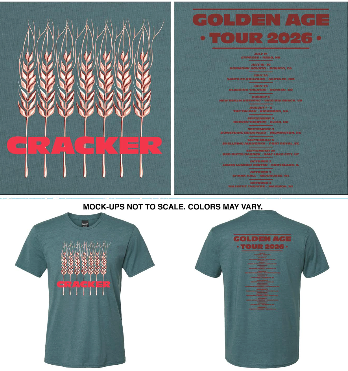 Reissue Golden Age Tour Shirt