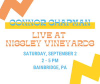Connor Chapman at Nissley Vineyard