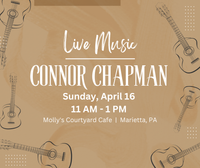 Connor Chapman at Molly's Courtyard Cafe