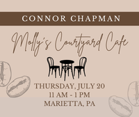 Connor Chapman at Molly's Courtyard Cafe