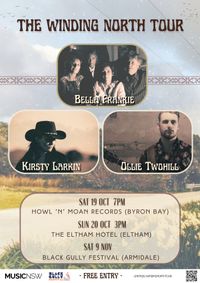 'Crazy Baby' single launch on The Winding North Tour with Ollie Twohill and Kirsty Larkin