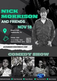 Nick Morrison live at Blase’s Hall