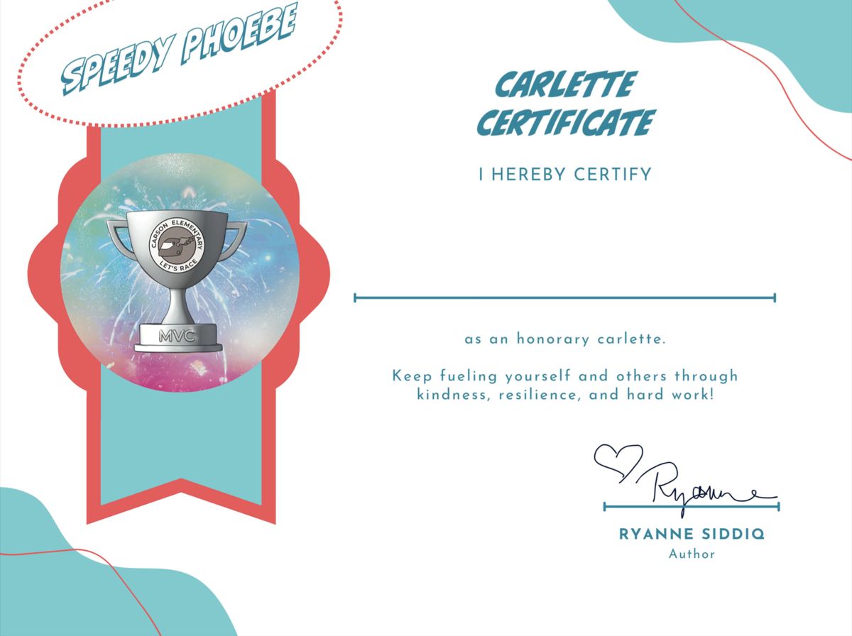 Carlette Certificate