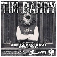 Opening for Tim Barry!