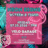 Neon Signs with Teem and Tiger