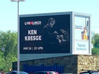 Ken Kresge plays with bassist Kevin Piekarsky of the Fort Wayne Philharmonic
