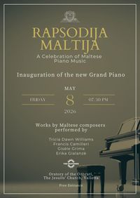 RAPSODIJA MALTIJA: a celebration of Maltese piano music