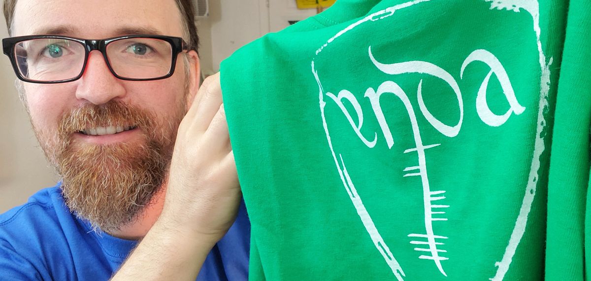 Crew neck T-Shirt with Enda Logo