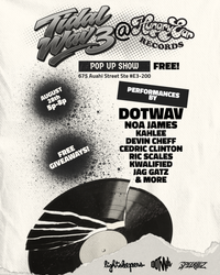 TIDAL WAV 3 Pre Pop Up Show