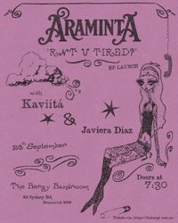 ARAMINTA 'RNT U TIRED?' EP LAUNCH