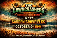 lawncrashers Debut at Garden Grove Elks