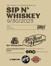 Dirt Road to Nowhere back at Sip N' Whiskey Saloon in Sterling, MI